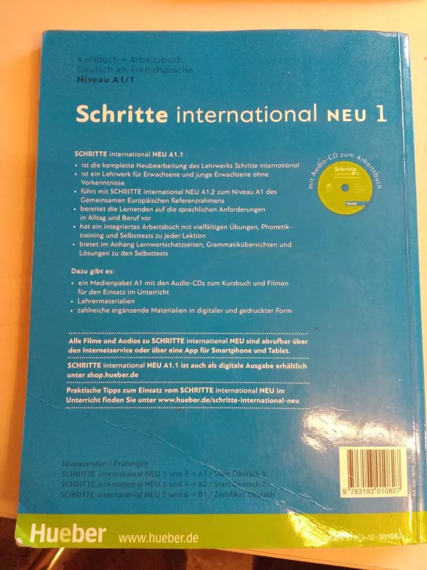 Vokiečių kalbos vadovėlis Shritte International A1.1 - ir kt. Niebisch Daniela, knyga