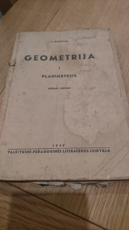 Geometrija (1dalis. Planimetrija) - A. Kiseliovas, knyga