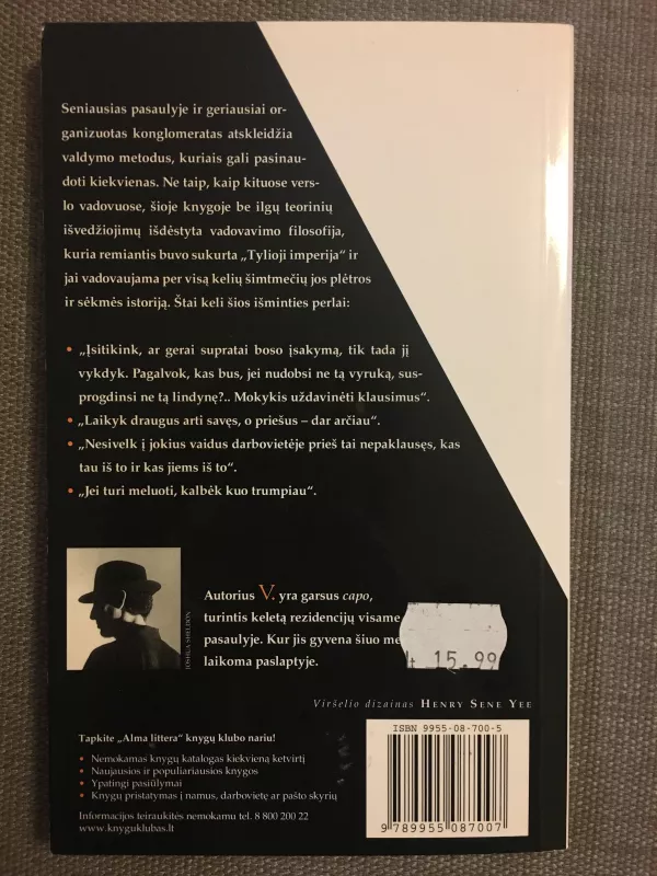 Mafijos patarimai. Verslo makiavelio vadovas V. - Autorių Kolektyvas, knyga