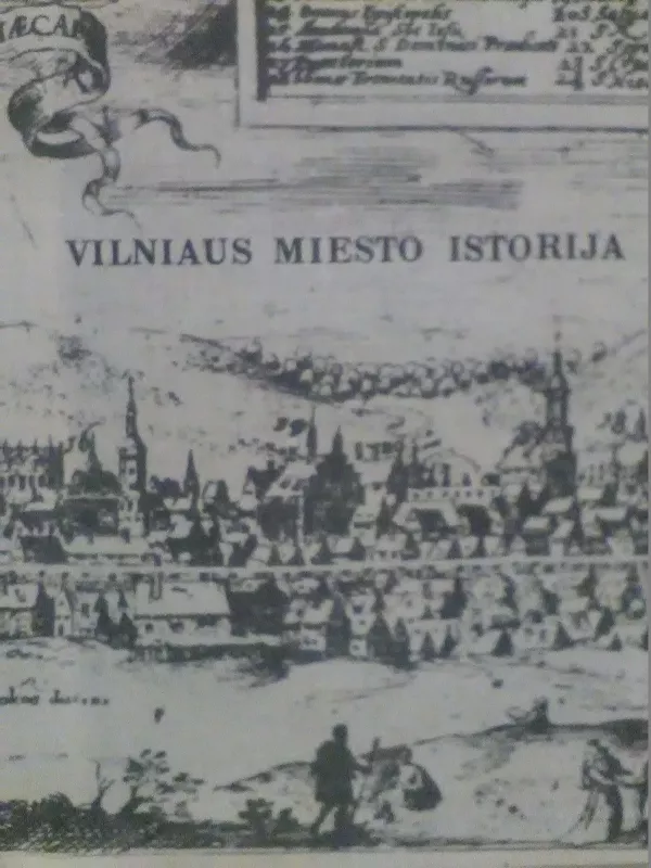 Vilniaus miesto istorija - J. Jurginis, knyga