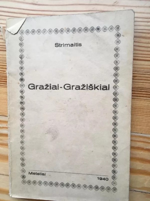 Gražiai-Gražiškiai - Vaclovas Strimaitis, knyga