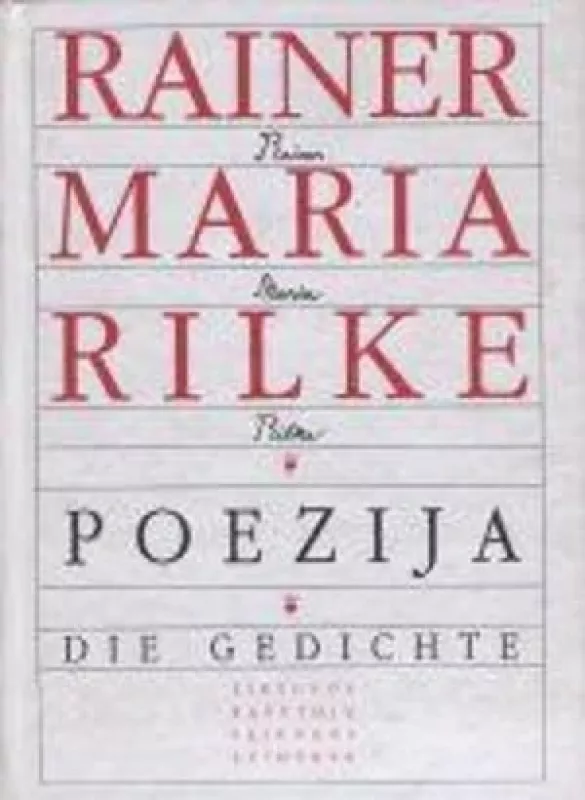 Poezija - Rainer Maria Rilke, knyga