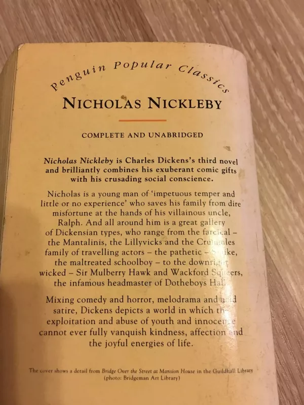 Nicholas Nickleby - Charles Dickens, knyga