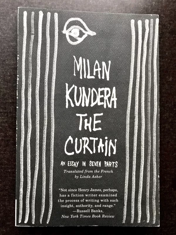 The Curtain - Milan Kundera, knyga