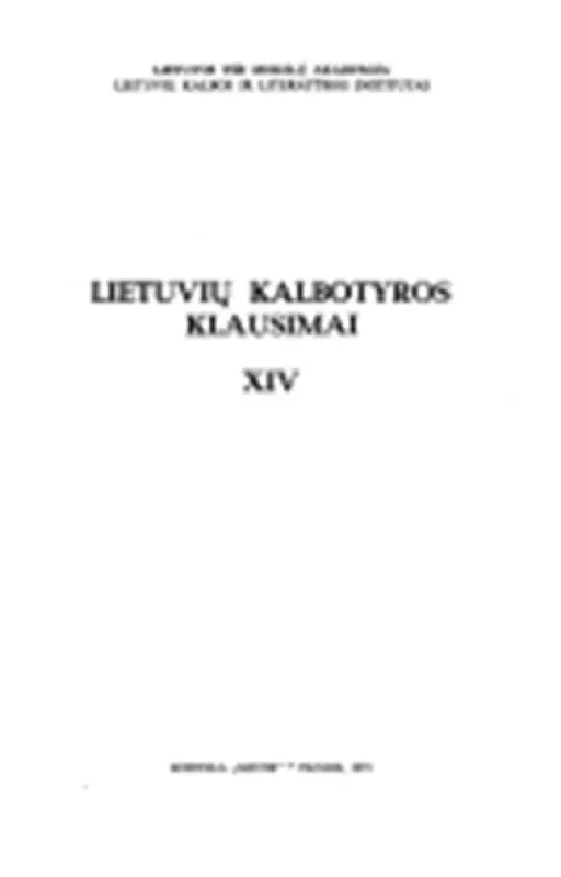 Baltų kalbų veiksmažodžio tyrinėjimai - Autorių Kolektyvas, knyga