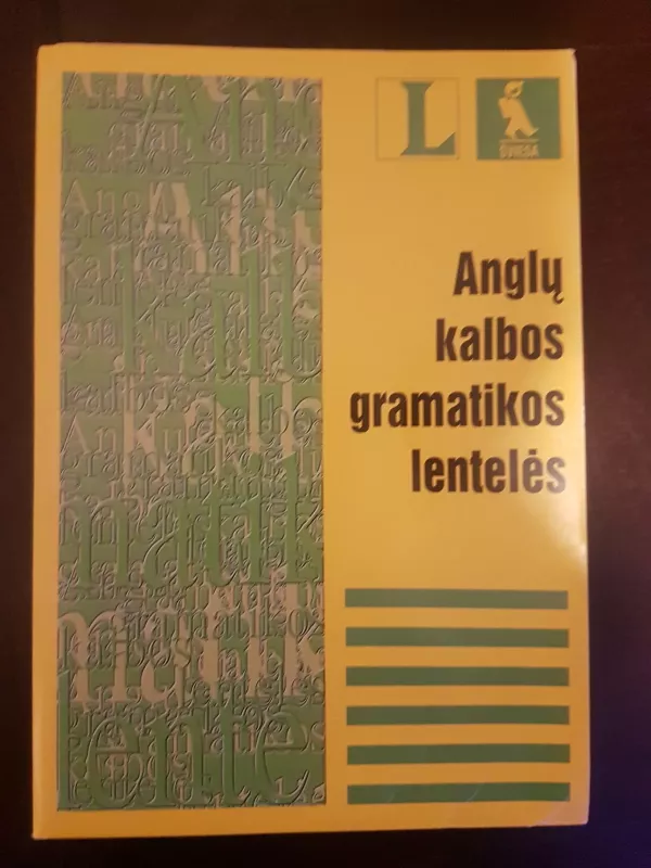 Anglų kalbos gramatikos lentelės - emil heckmann, knyga