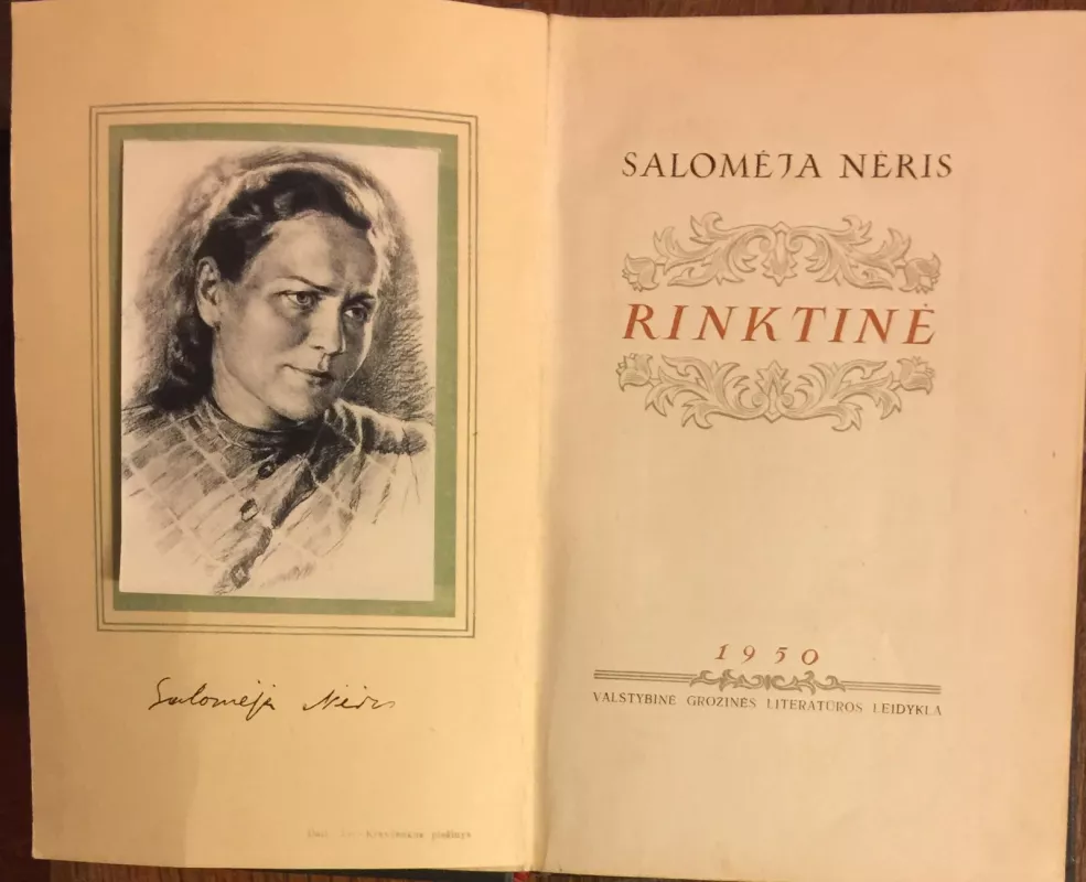 Rinktinė - Salomėja Nėris, knyga