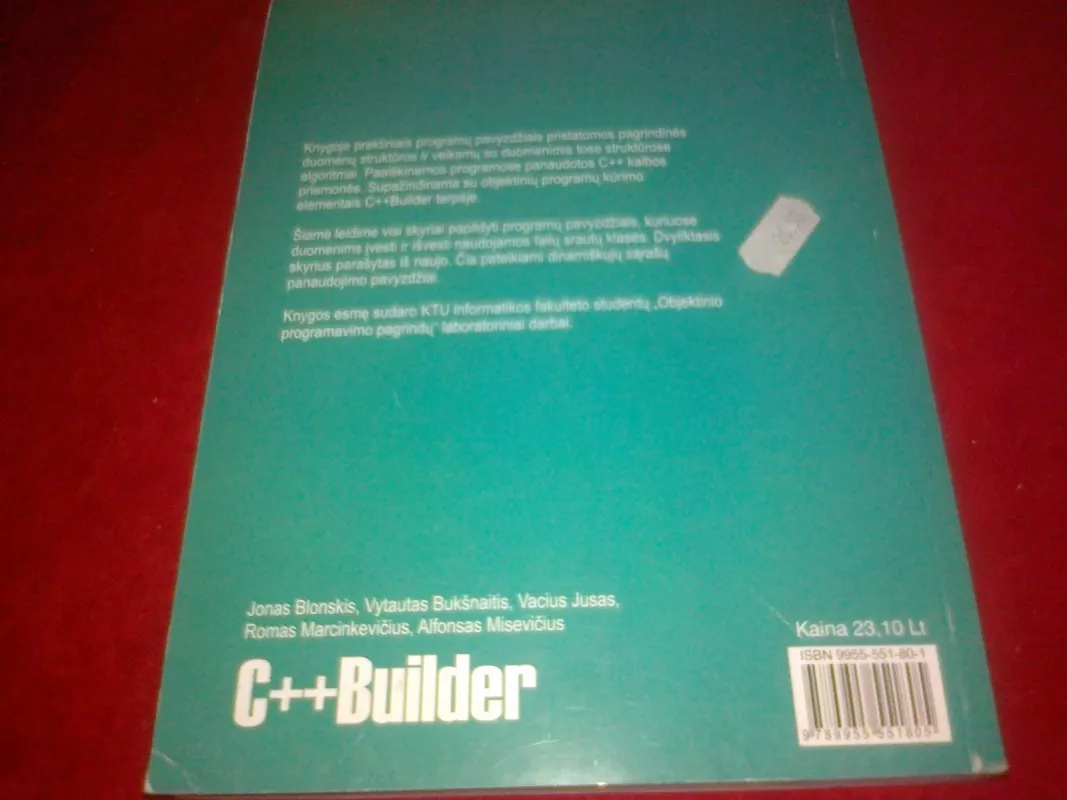 C++ Builder - J. Blonskis, ir kiti , knyga