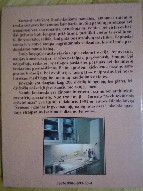 Virtuvių ir vonių dizainas - Vanda Jankovski, knyga