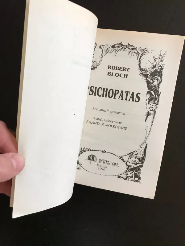 Psichopatas - Robert Bloch, knyga