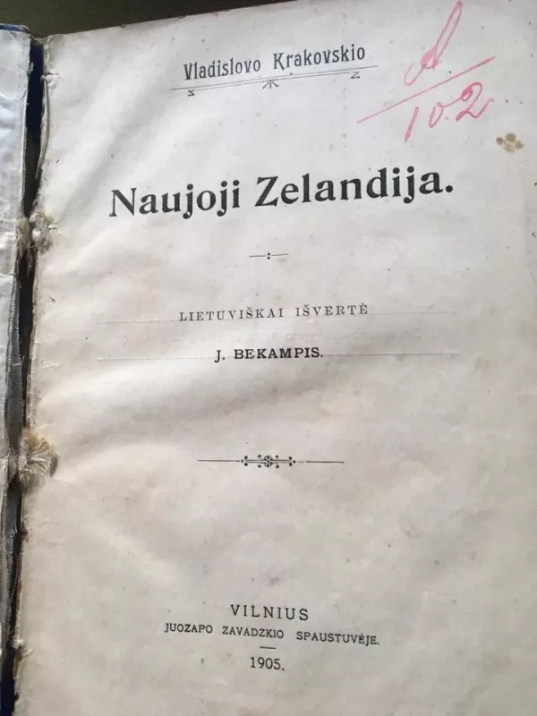 Naujoji Zelandija - Vladislavas Krakovskis, knyga