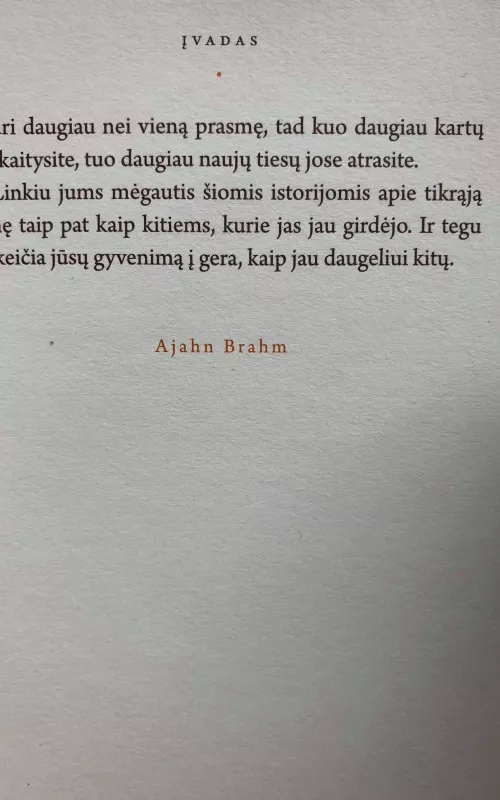 Atverk savo širdies duris - Brahm Ajahn, knyga