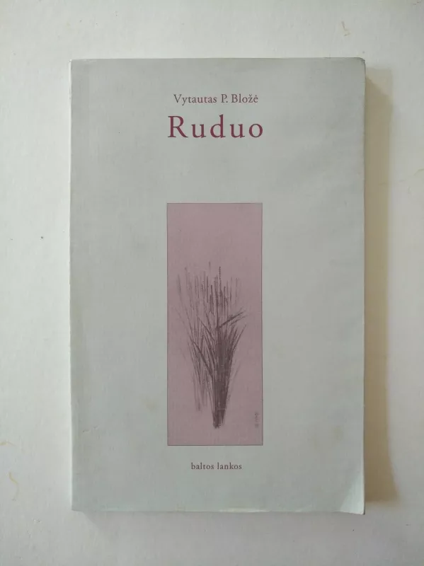 Ruduo - Vytautas Bložė, knyga