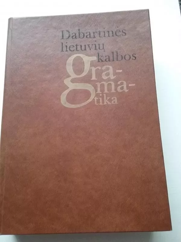 Dabartinės lietuvių kalbos gramatika - V. Ambrazas, knyga