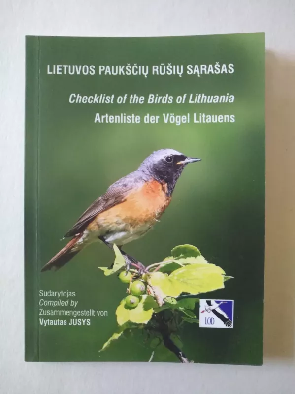 Lietuvos paukščių rūšių sąrašas - Vytautas Jusys, knyga