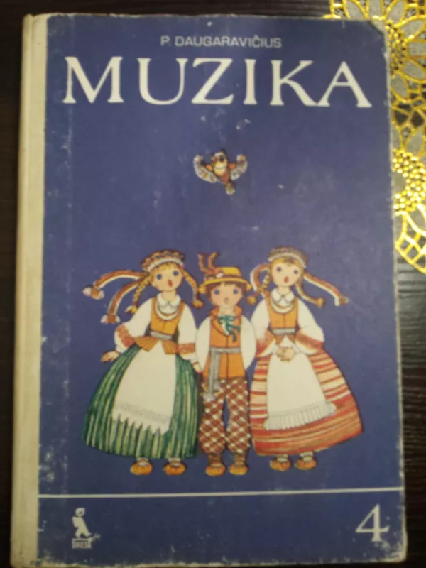 Muzika 4 klasei - P. Daugaravičius, knyga