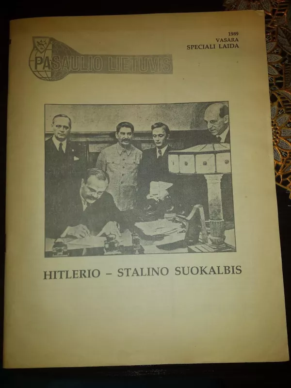 Hitlerio-Stalino suokalbis,1989 m,leista Čikagoje - Autorių Kolektyvas, knyga