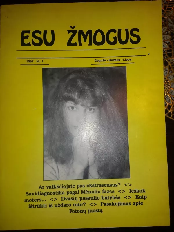 Esu zmogus (zurnalas) - Autorių Kolektyvas, knyga