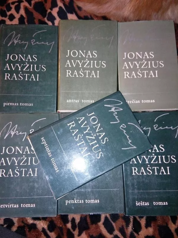 Raštai - Jonas Avyžius, knyga