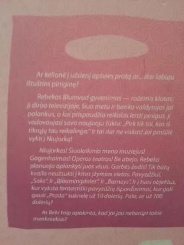 Slaptas parduotuvių maniakės svajonių pasaulis - Sophie Kinsella, knyga