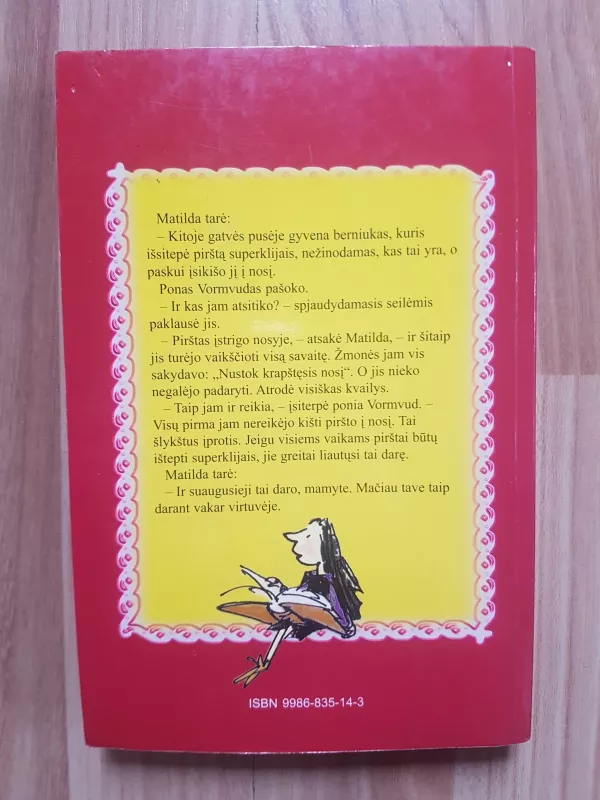 Matilda - Roald Dahl, knyga