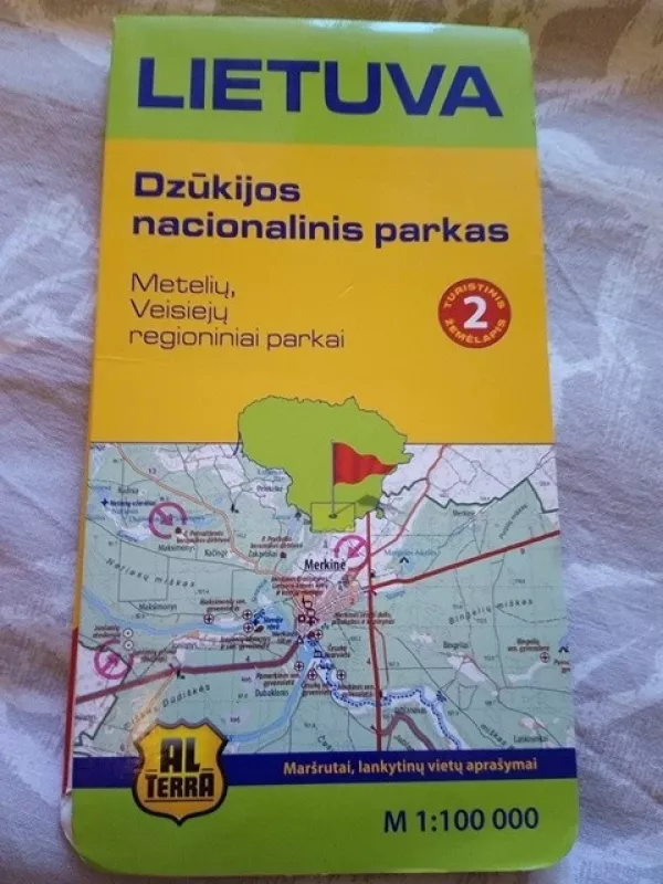 Lietuva. Dzūkijos nacionalinis parkas (Turistinis žemėlapis 2) - Autorių Kolektyvas, knyga