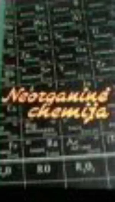 Neorganinė chemija - J. Chodakovas, D.  Epšteinas, P.  Gloriozovas, knyga