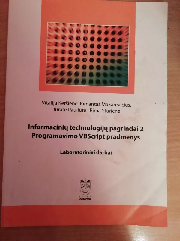 Programavimo VBScript pradmenys - "Baltia" The Baltic Philatelist Association, knyga