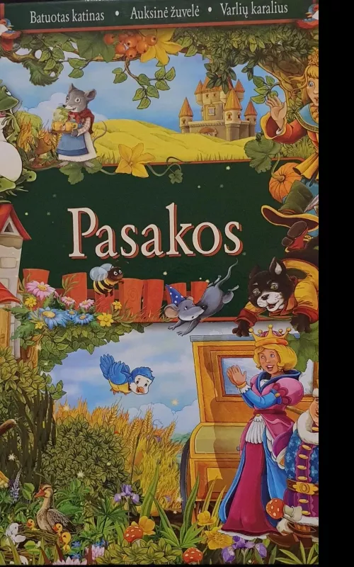 Pasakos. Batuotas katinas. Auksinė žuvelė. Varlių karalius - Janusz Jablonski, knyga