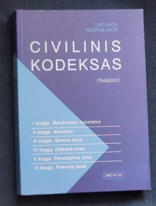 Civilinis kodeksas - Autorių Kolektyvas, knyga