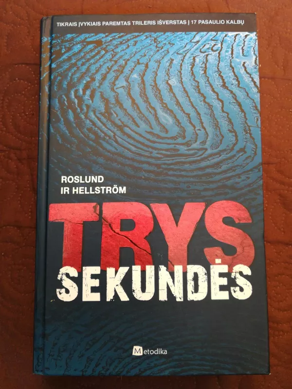 Trys sekundės - A. Roslund, B.  Hellström, knyga