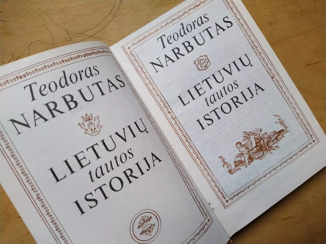 Lietuvių tautos istorija - Teodoras Narbutas, knyga