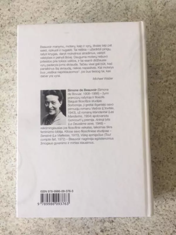 Antroji lytis - Simone de Beauvoir, knyga
