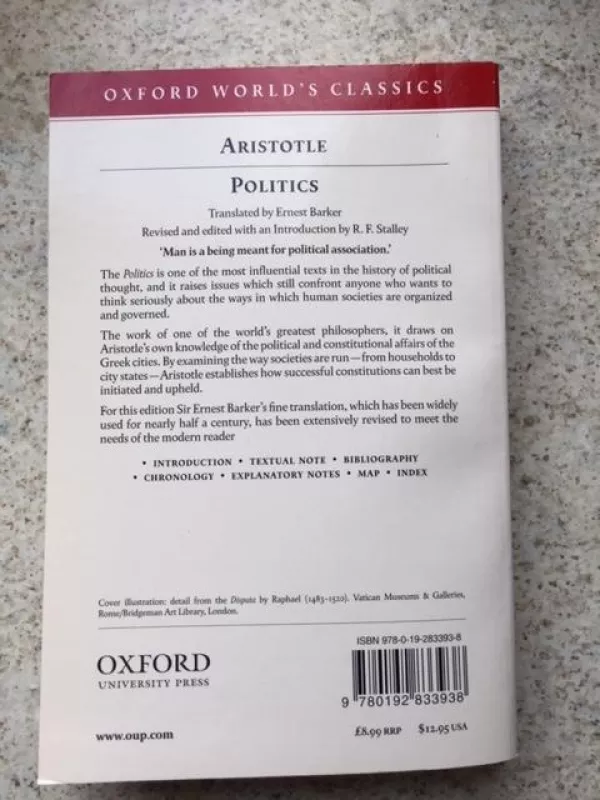 Politics - Aristotle Aristotle, knyga