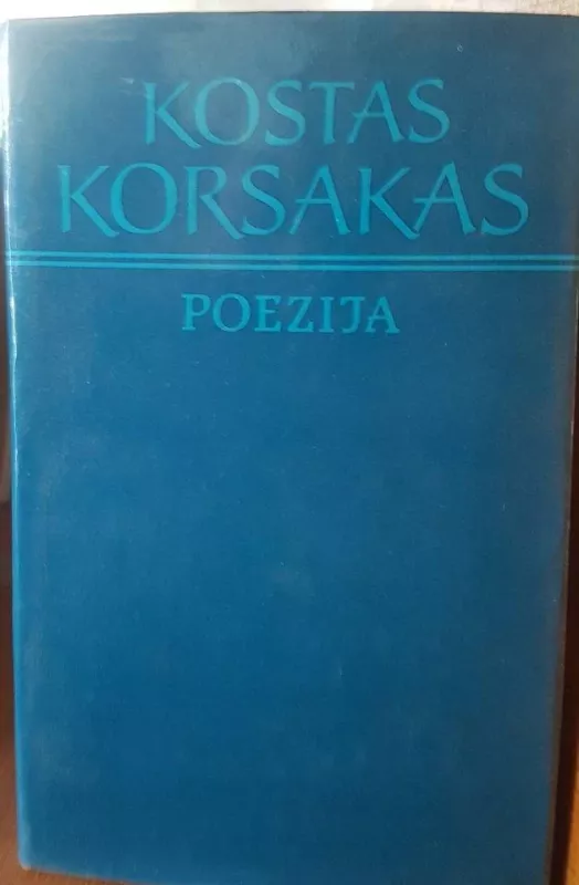 Poezija - Kostas Korsakas, knyga