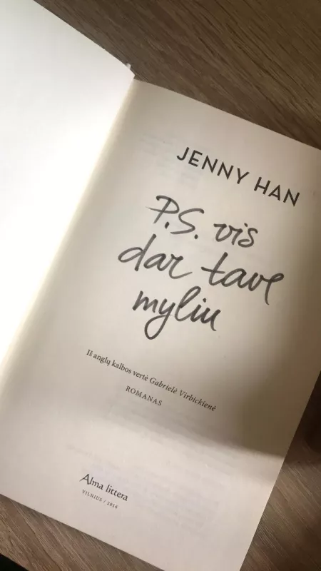 P. S. vis dar tave myliu - Jenny Han, knyga