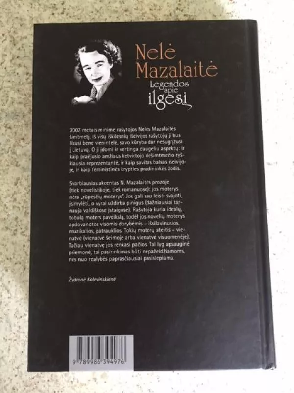 Legendos apie ilgesį - Nelė Mazalaitė, knyga