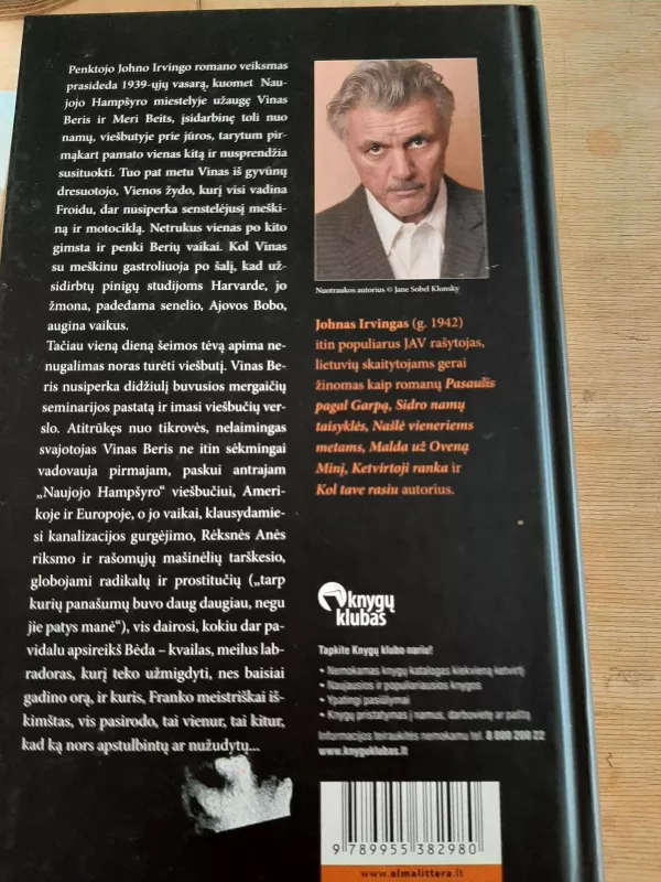 Naujojo Hemšyro Viešbutis - John Irving, knyga