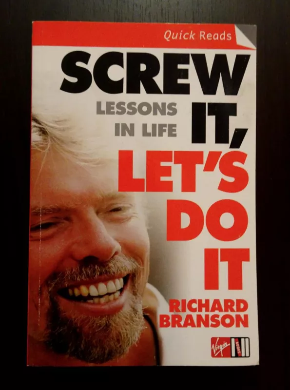 Screw It, Let's Do It (Expanded) - Richard Branson, knyga