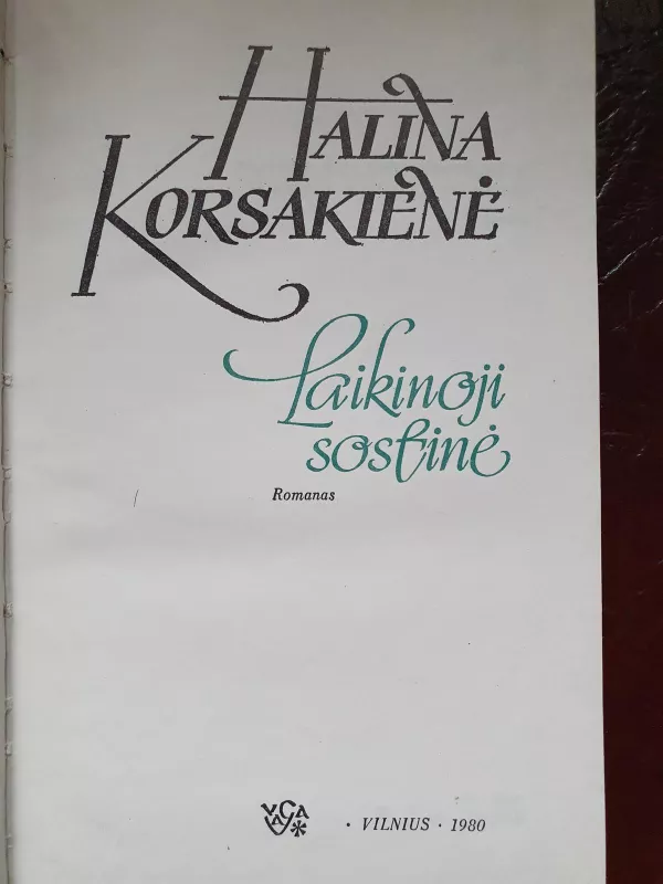 Laikinoji sostinė - Halina Korsakienė, knyga