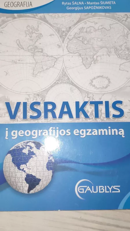 Visraktis į geografijos egzaminą - Rytas Šalna, knyga