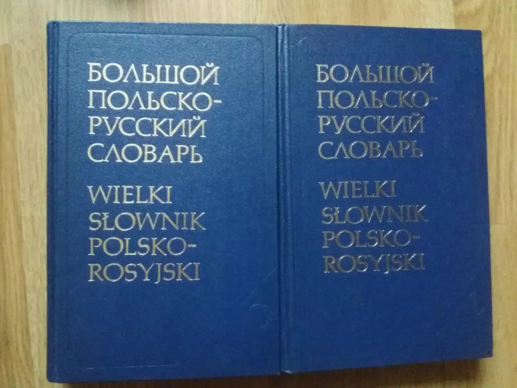 Большой польско-русский словарь в двух томах (2 тома) - Димитр Гессен, Рышард  Стыпула, knyga