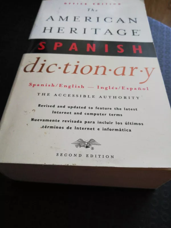 The American Heritage Spanish dictionary Spanish/English English/Spanish - Autorių Kolektyvas, knyga