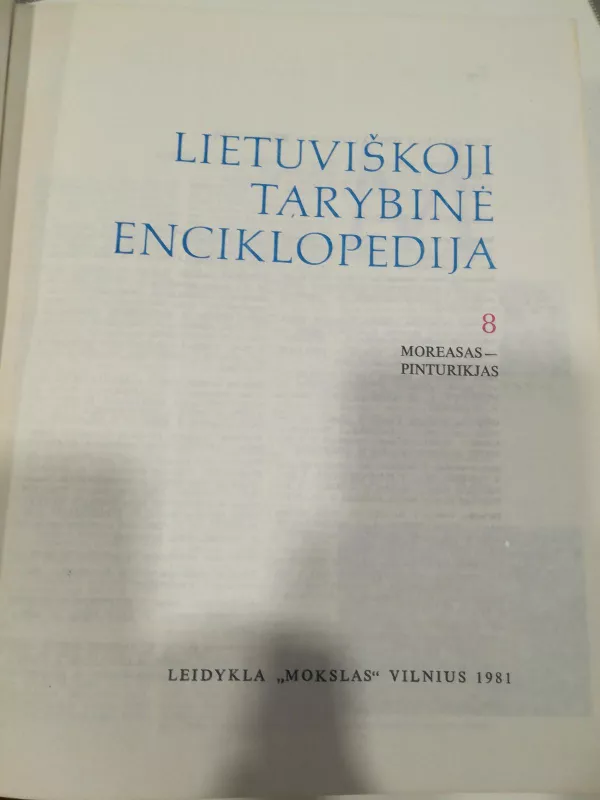 Lietuviskoji Tarybine enciklopedija - Autorių Kolektyvas, knyga