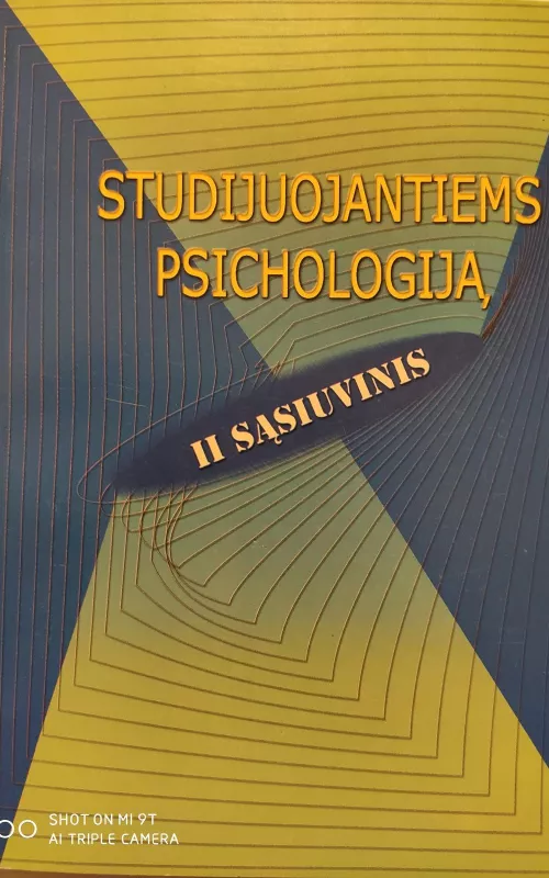 Studijuojantiems psichologiją (2 sąsiuvinis) - Jonas Pacevičius, knyga