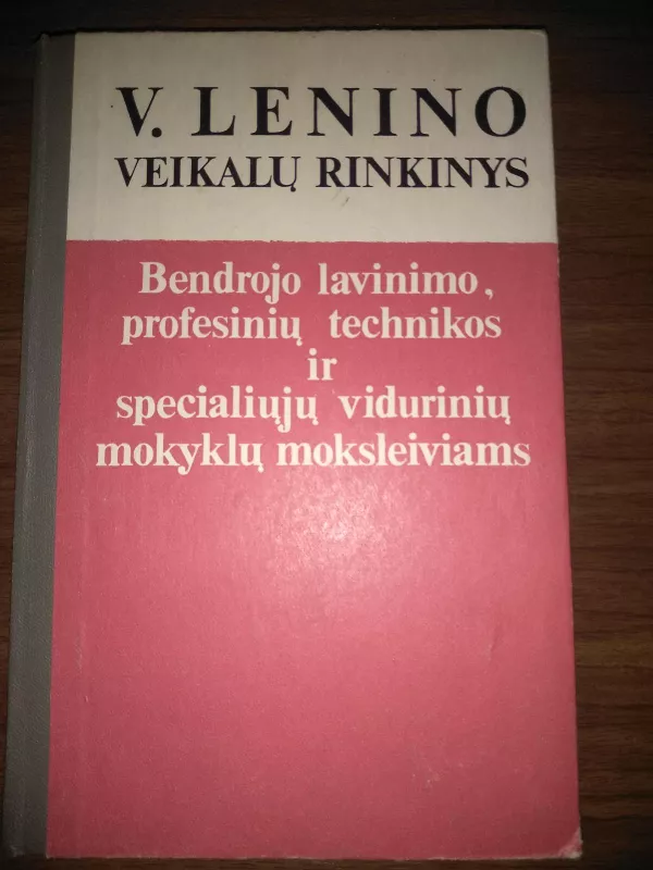 V. Lenino veikalų rinkinys - V. Leninas, knyga
