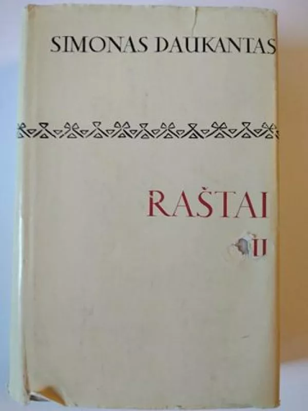 Raštai (II tomas) - Simonas Daukantas, knyga