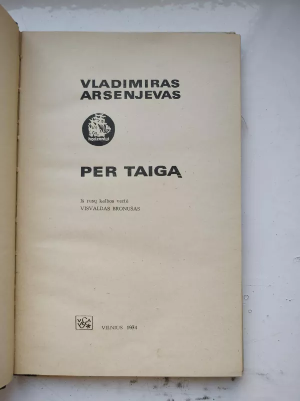 Per Taigą - Vladimiras Arsenjevas, knyga