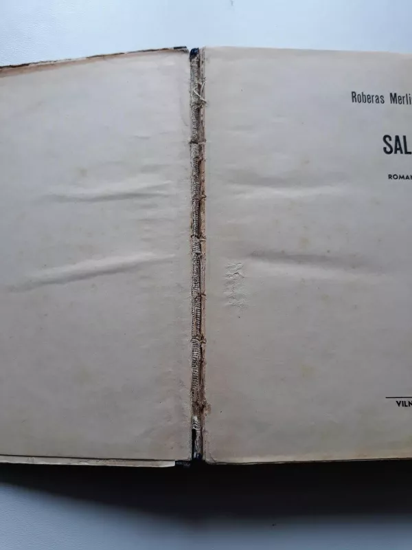 Sala - Roberas Merlis, knyga