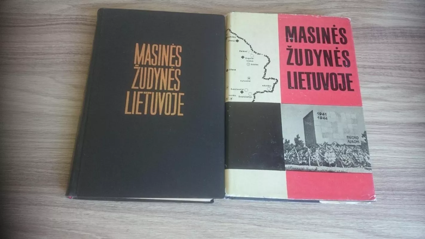 Masinės žudynės Lietuvoje 1941-1944 (2 dalys) - G. Erslavaitė, knyga
